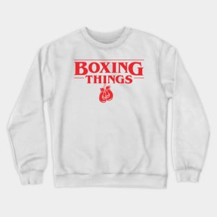 Boxing Stranger Things Art Crewneck Sweatshirt